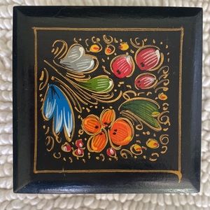 Hand-Painted Mexican box